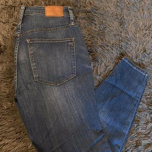 MADEWELL curvy high-rise skinny jeans